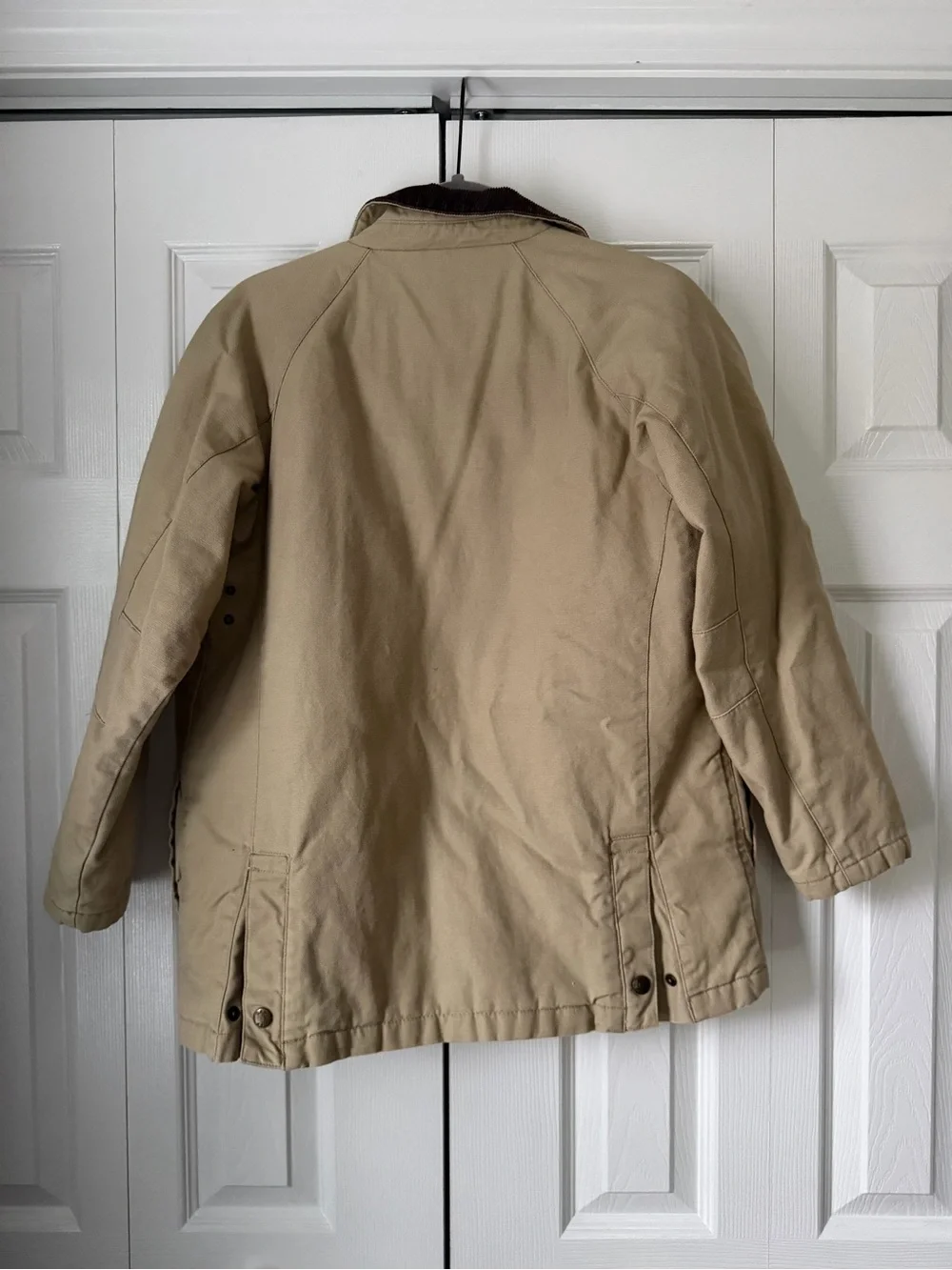 GAP Kids Tan Field Jacket with Brown Corduroy Collar